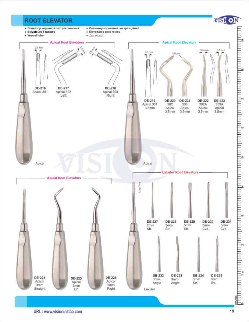 Vision Instruments Company Instruments